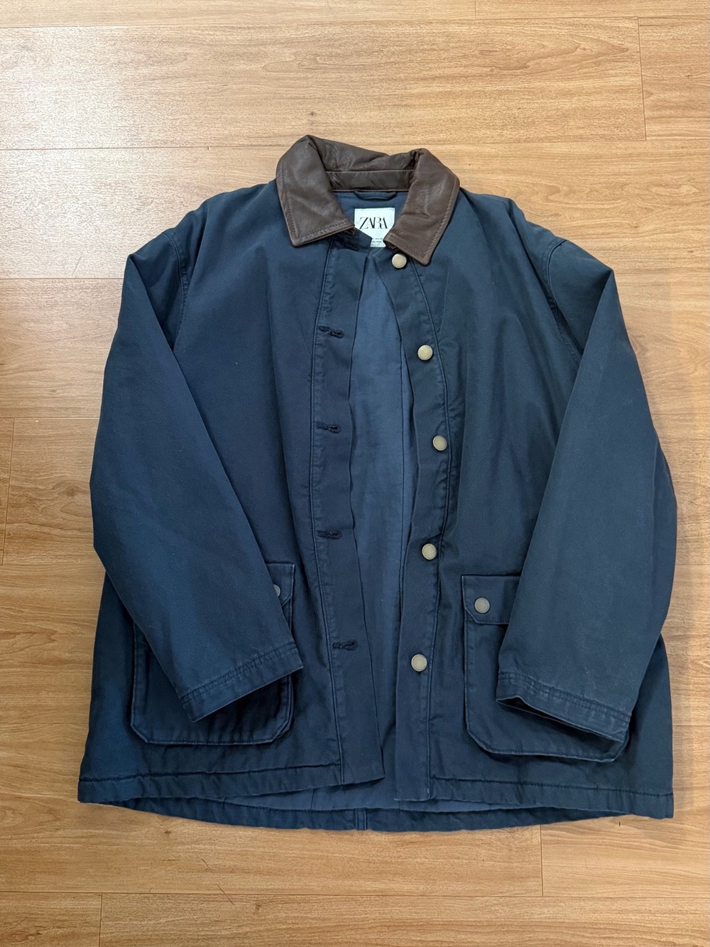 Zara Navy barn jacket